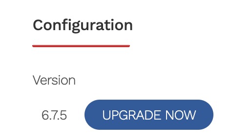 Butoni Upgrade Now në WordPress Manager